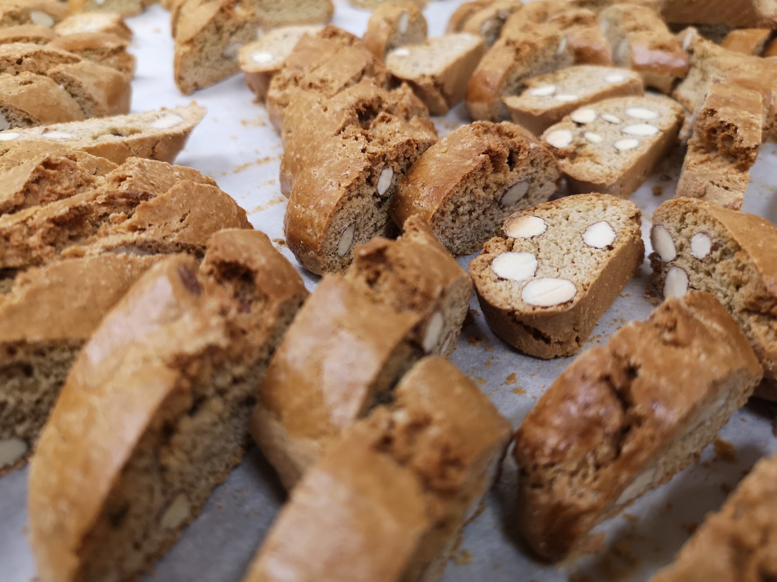 Farro Cantuccini with Almonds