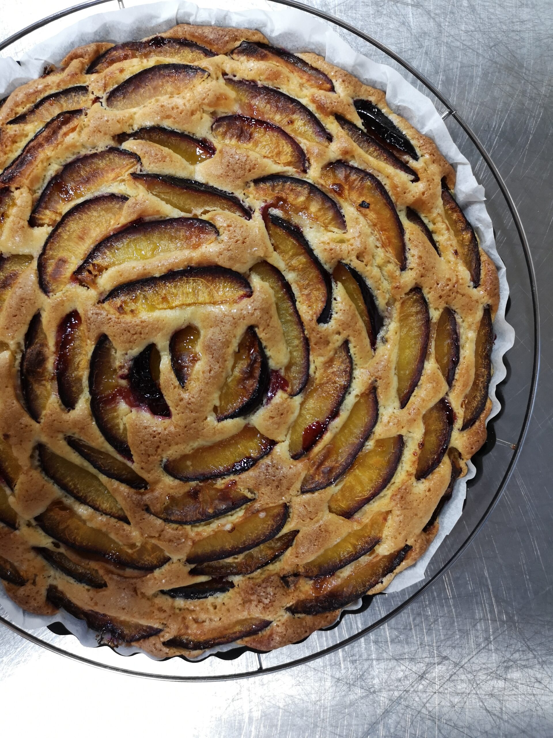 torta morbida di prugne senza burro